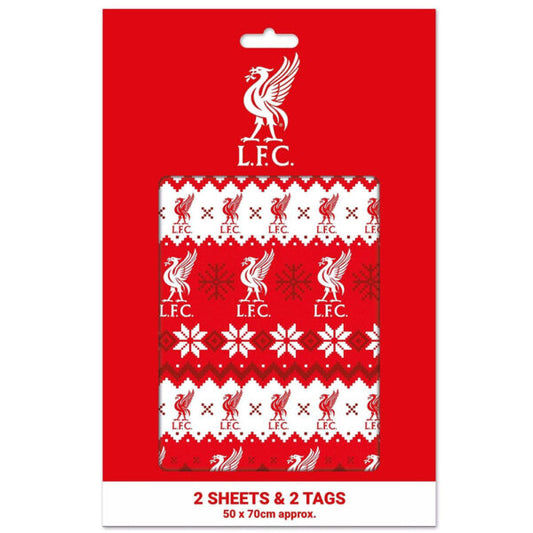 Liverpool FC Christmas Gift Wrap