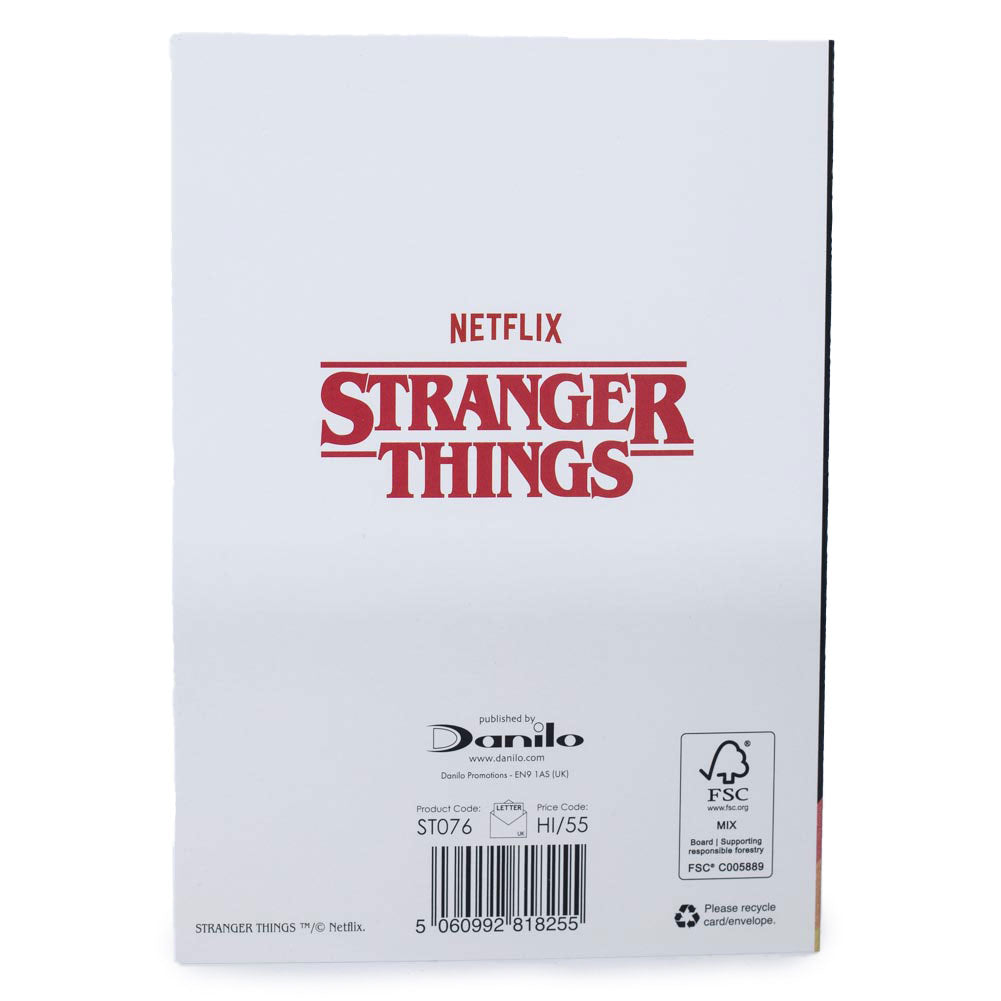Stranger Things Birthday Card