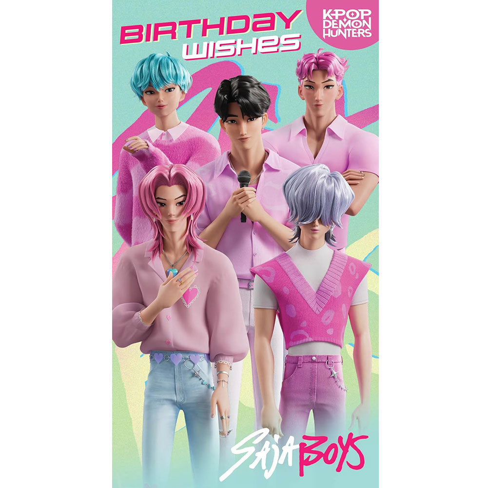 K-Pop Demon Hunters Saja Boys Birthday Card