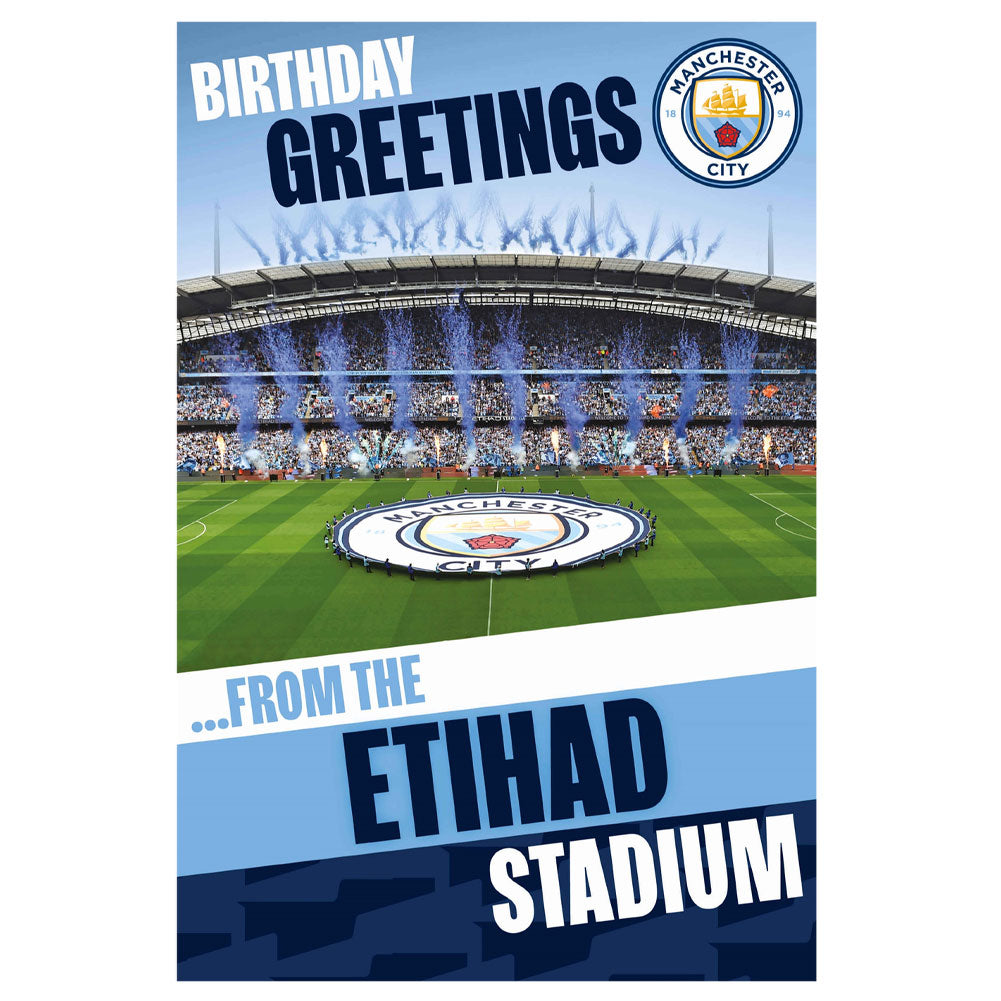 Manchester City FC Pop-Up Birthday Card