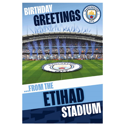 Manchester City FC Pop-Up Birthday Card