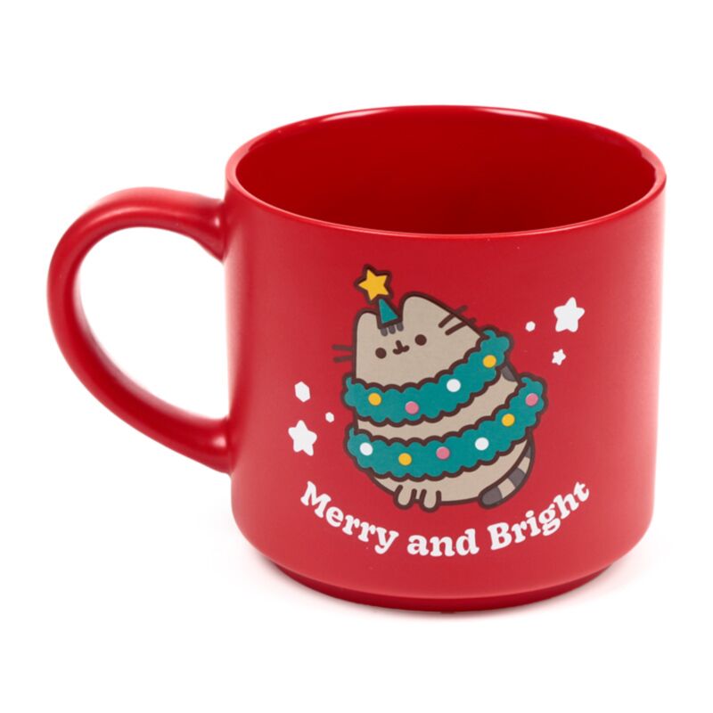 Pusheen the Cat Large Christmas Porcelain Mug