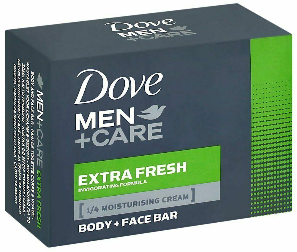 Dove Men+Care Extra Fresh Moisturising cream Face & Body Soap Bar