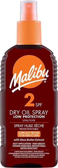 Malibu Dry Oil Spray SPF2