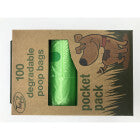 Tidyz Degradable Dog Poo Poop Bags Tie Handles Green Strong Rolls
