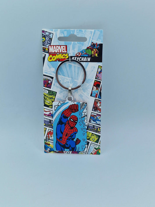 Marvel Comics Spiderman Metal Keychain