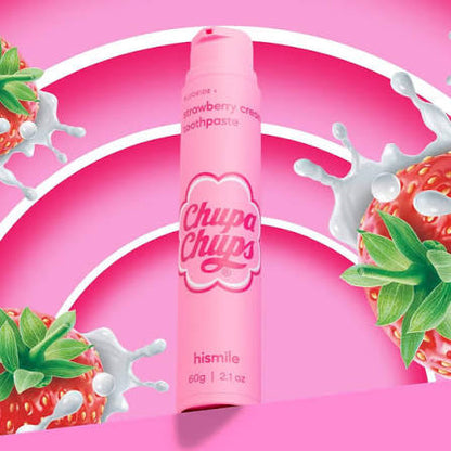 Hismile Chupa Chups Strawbery Cream Fluoride Toothpaste 60g