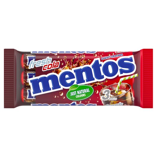 Mentos Cola Rolls 3pk