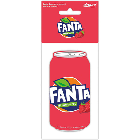 Fanta - 2D Car Air Freshener - Strawberry