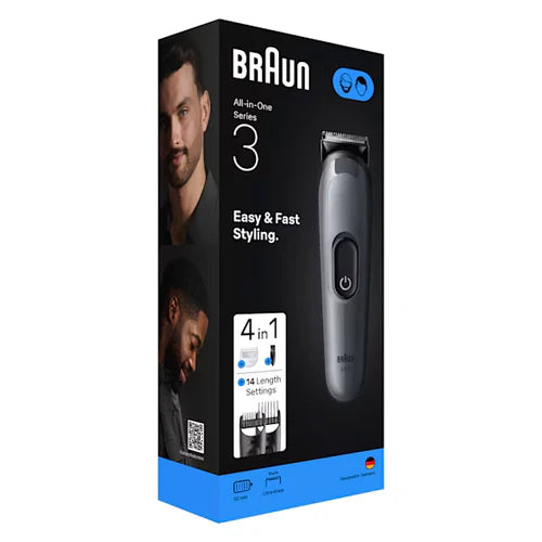 Braun AIO3500 4in1 Beard & Hair Clipper Multi-Grooming Kit