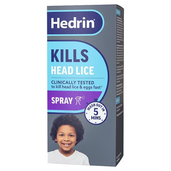 Hedrin Head Lice 15 Minute Treatment 60ml Spray