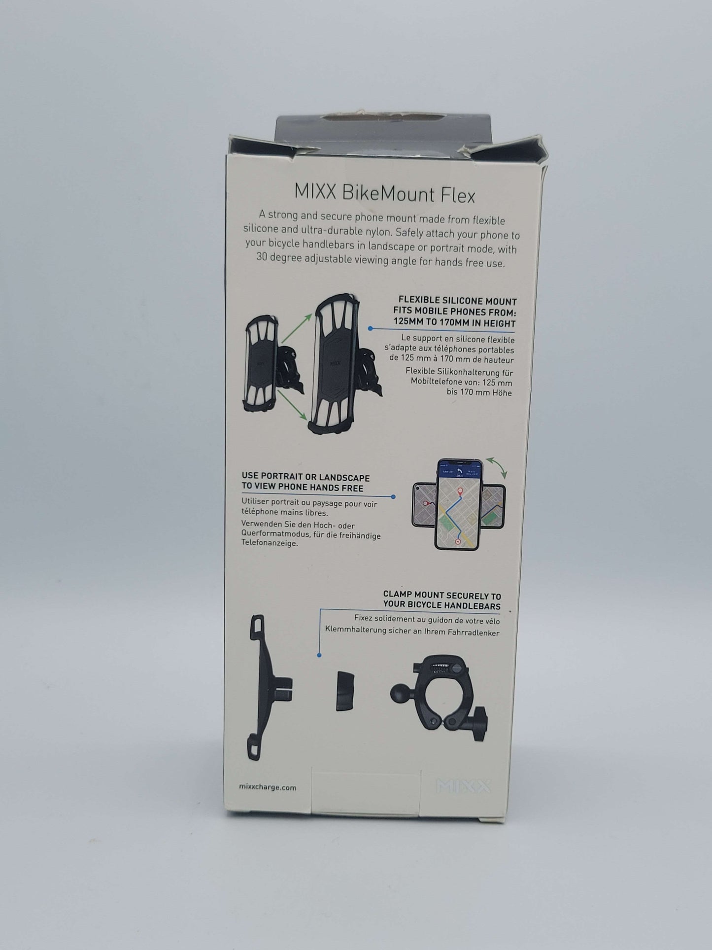 MIXX BikeMount Flex Phone Mount for Bicycles Universal