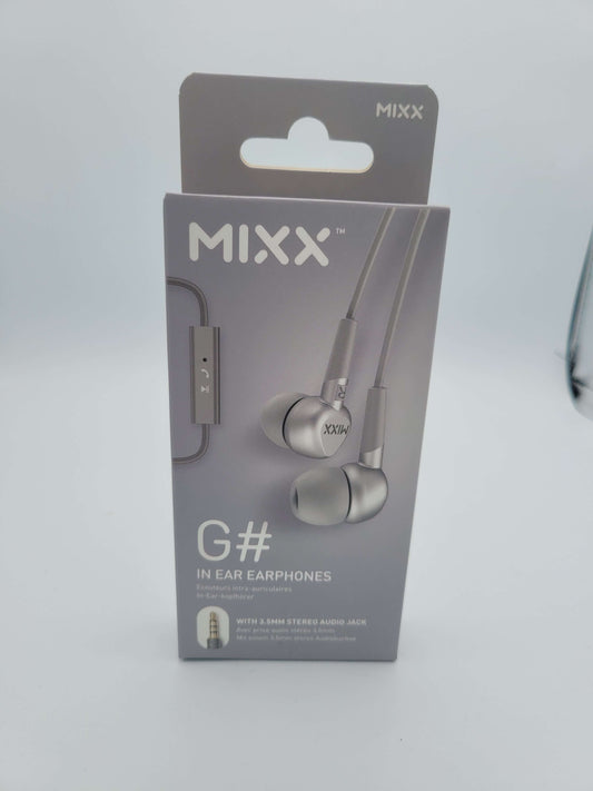 Mixx G# In Ear Earphone GREY
