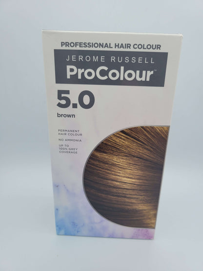 Jerome Russell ProColour Brown 5.0 Permanent Hair Colour Dye