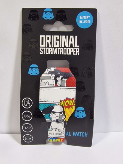 The Original Stormtrooper Pop Art Silicone Digital Watch