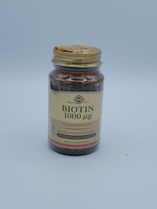 Solgar Biotin 1000 µg Capsules 50PK