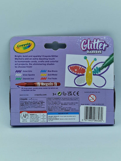 Crayola Shimmer Markers 6pk