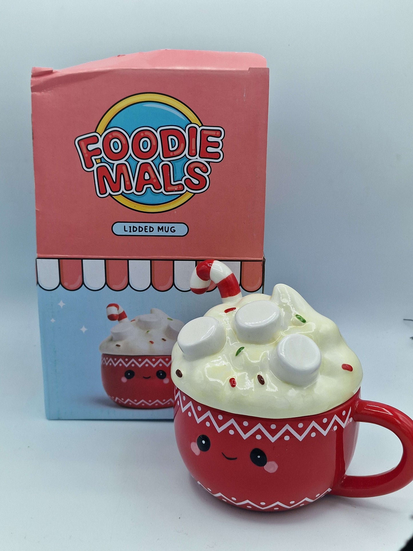 Hot Chocolate Foodiemals Ceramic Lidded Mug