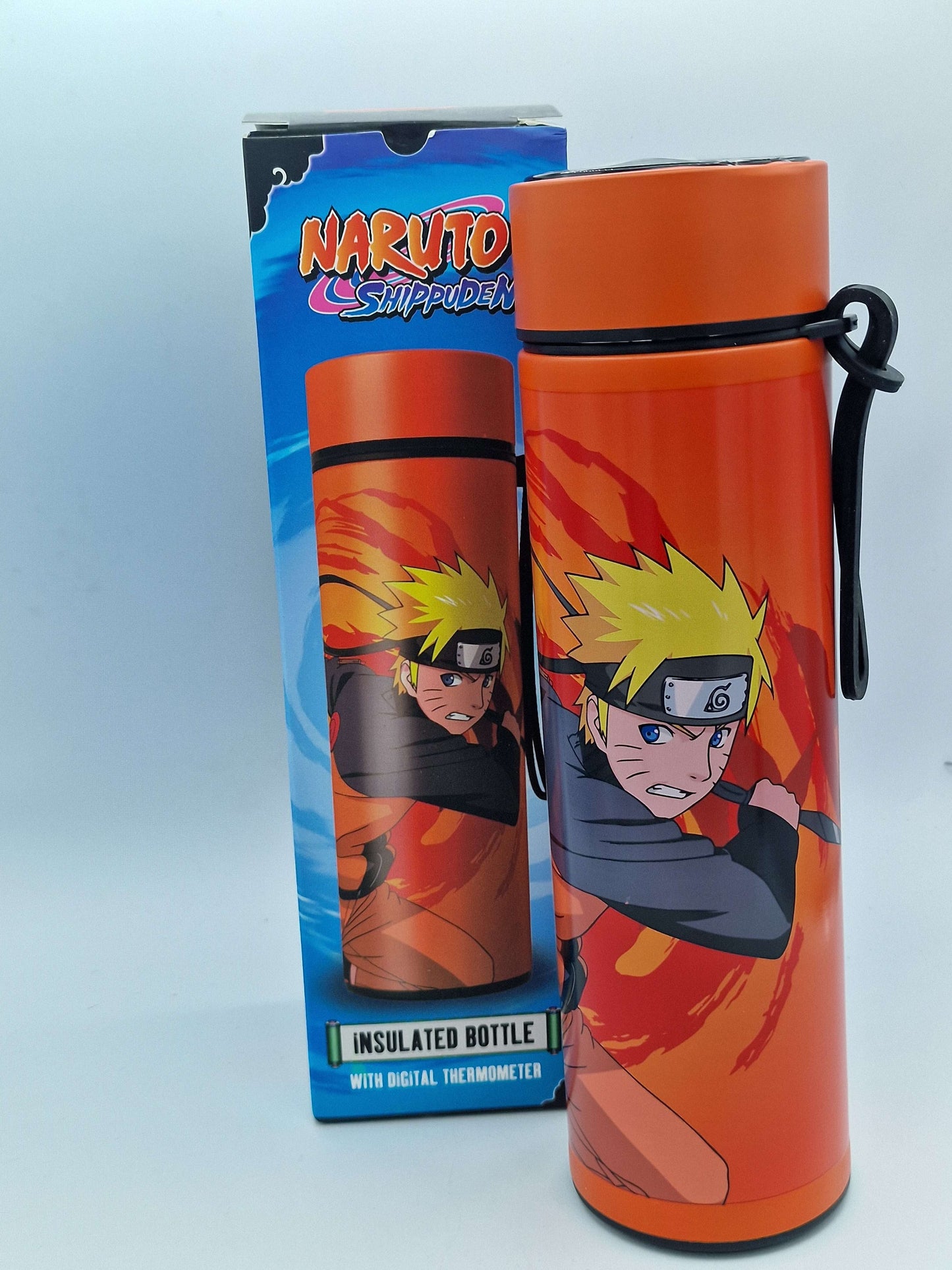 Naruto Hot & Cold Digital Thermometer Bottle