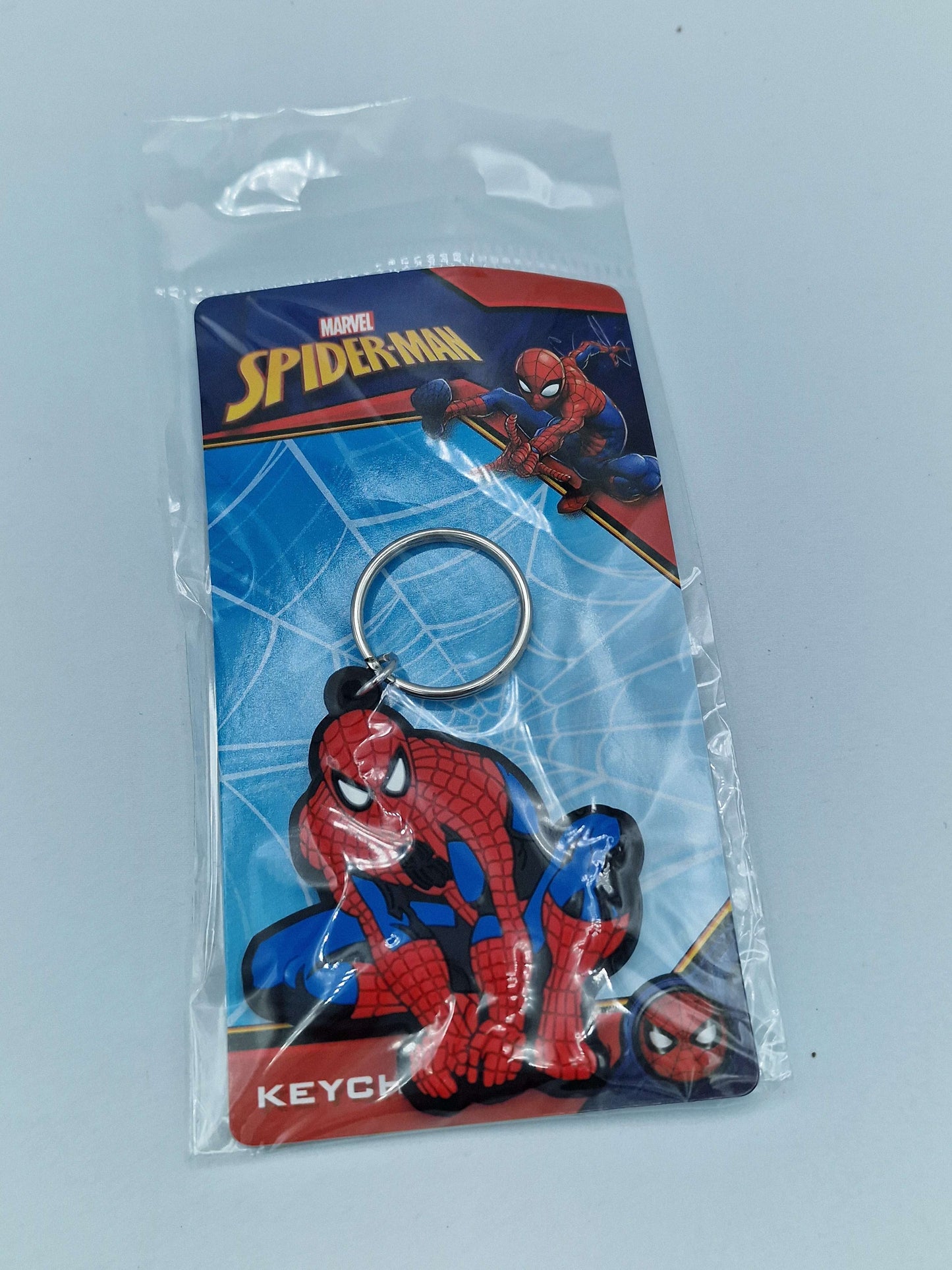 Spiderman Crouch Rubber Keyring