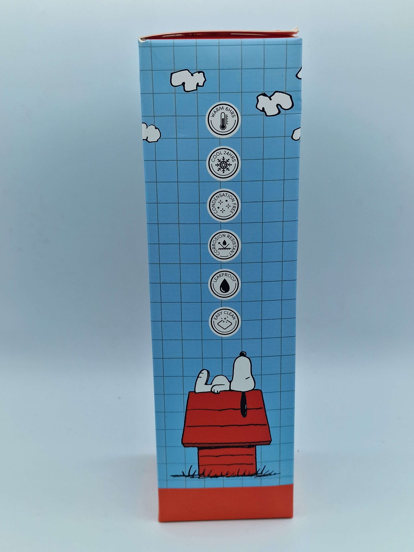 Peanuts Snoopy & Woodstock Hot & Cold Digital Thermometer Bottle