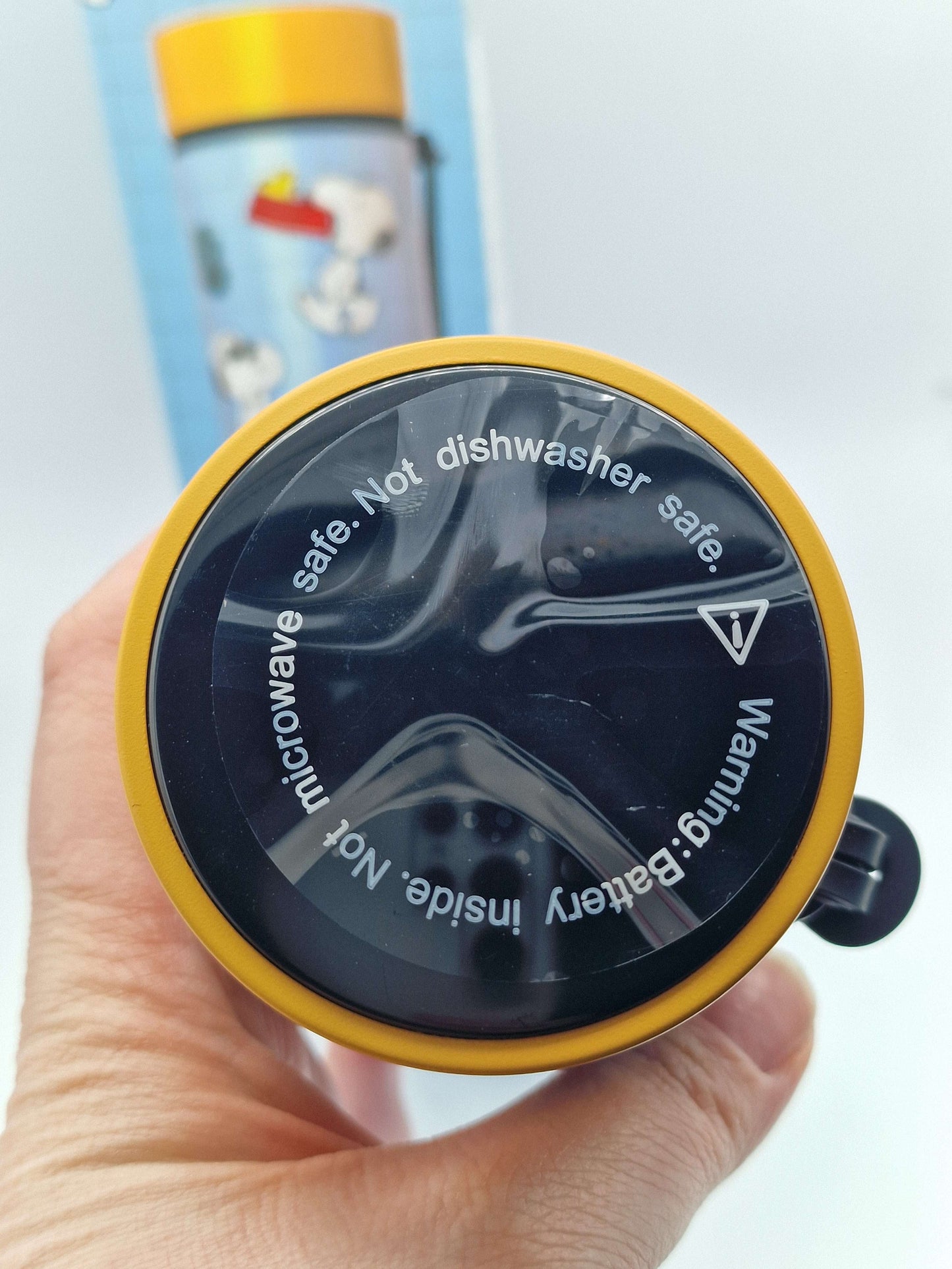 Peanuts Snoopy & Woodstock Hot & Cold Digital Thermometer Bottle