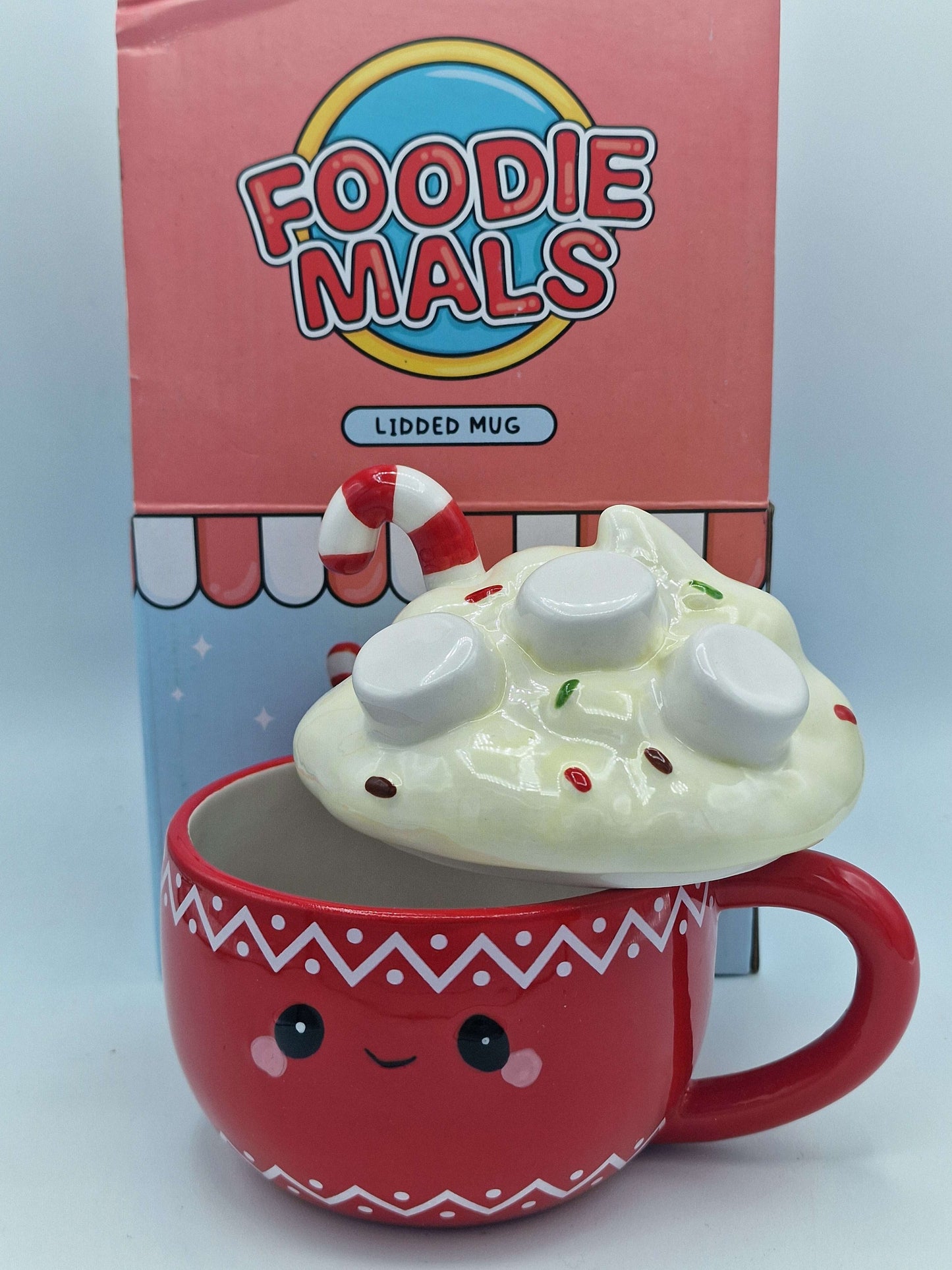 Hot Chocolate Foodiemals Ceramic Lidded Mug