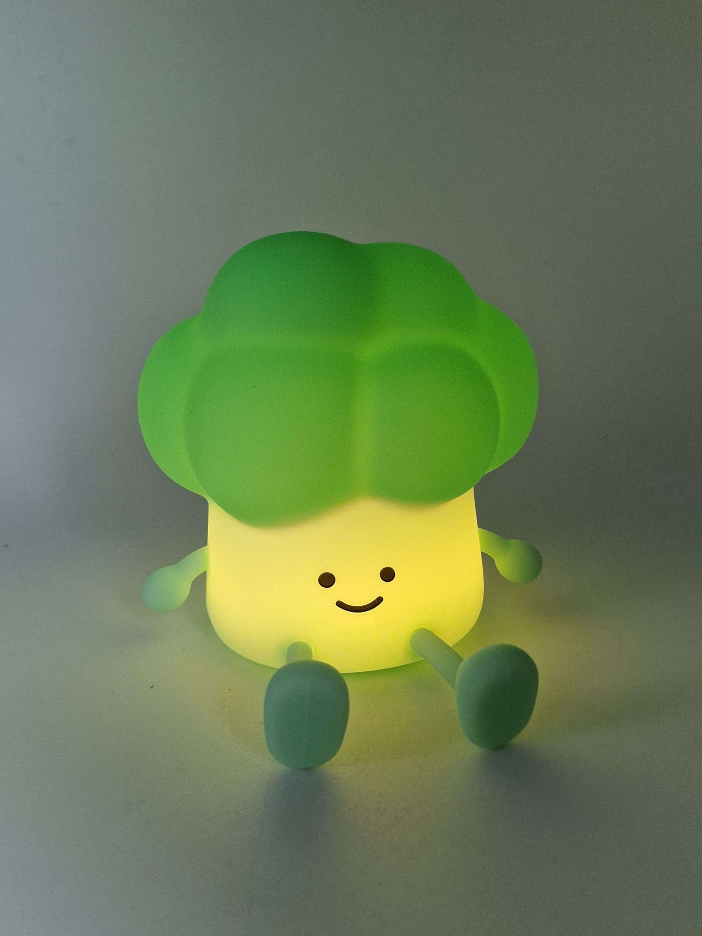 Foodiemals Broccoli LED Night Light Sleep Lamp & Phone Stand