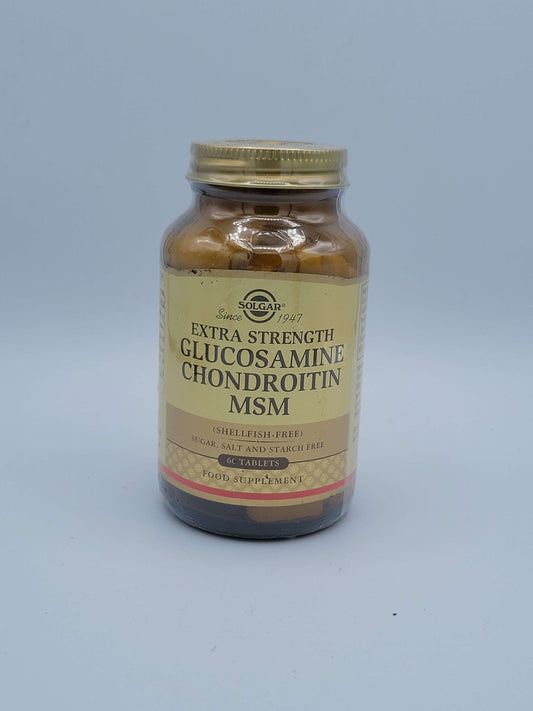Solgar Extra Strength Glucosamine Chondroitin MSM 60 TABLETS