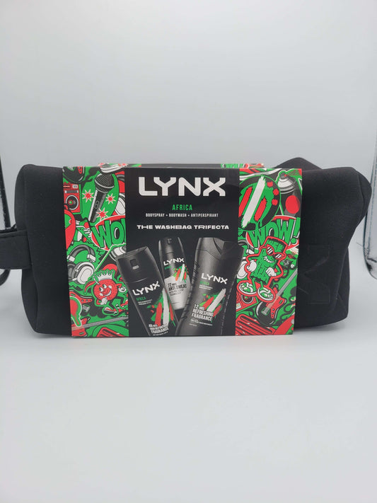Lynx Africa Washbag Trifecta Gift Set