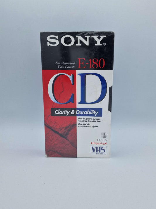 Sony VHS Video Tape 3 Hour E-180