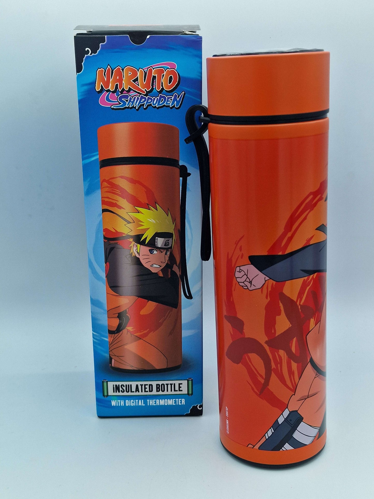 Naruto Hot & Cold Digital Thermometer Bottle
