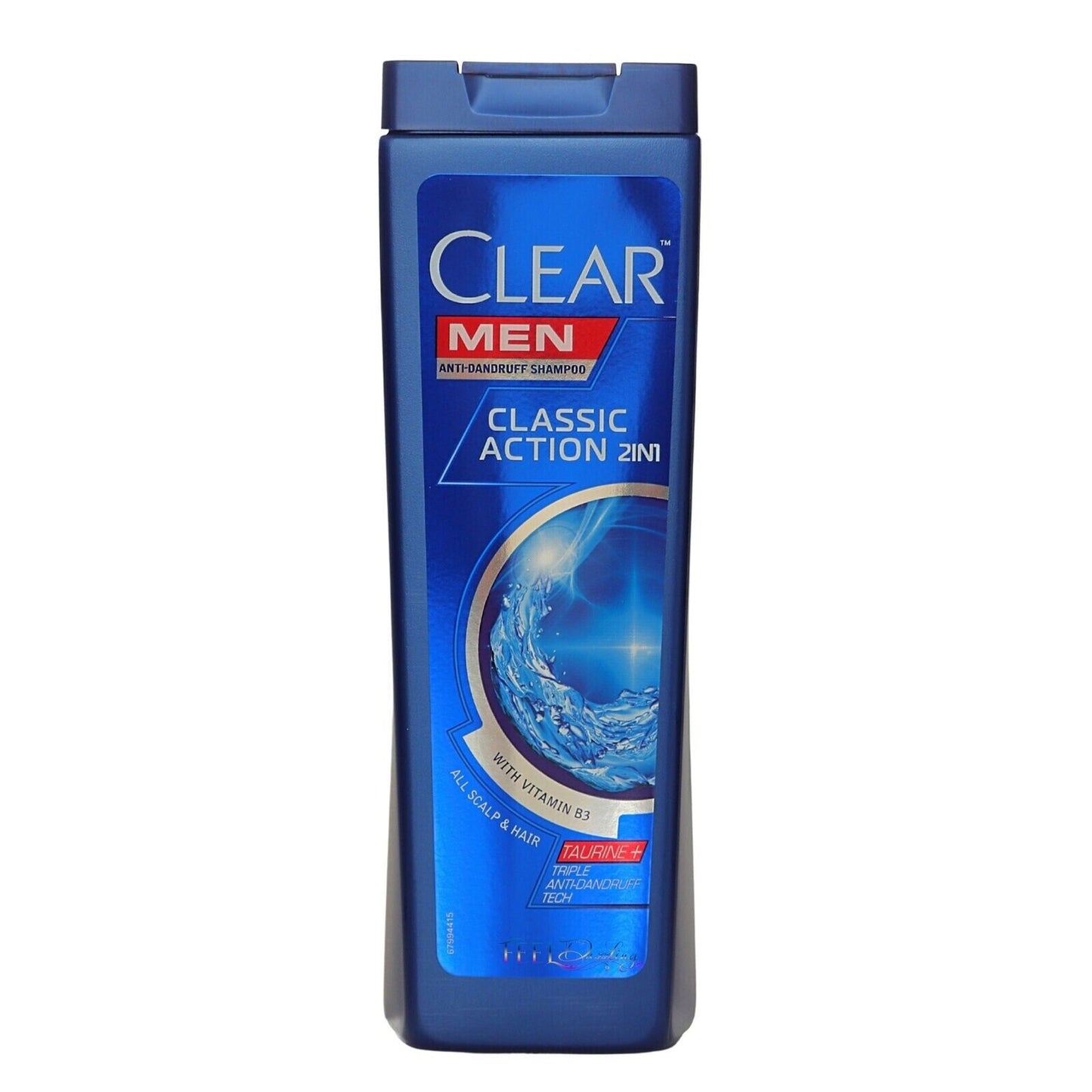 Clear Men Anti-Dandruff Hair Fall Shampoo 250ml with Vitamin B3 Taurine+ 2in1