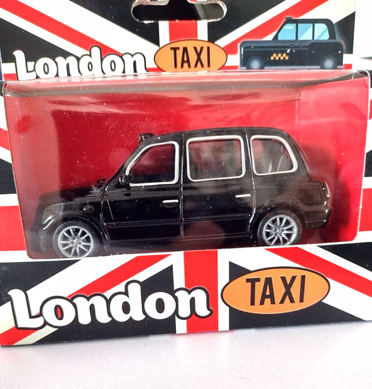 London Taxi Cab Black Metal Toy Car UK GB