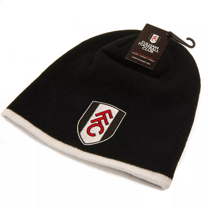 Fulham FC Crest Black Beanie