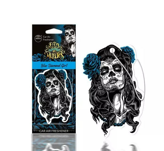 Aroma Blue Diamond Girl Car Air Freshener