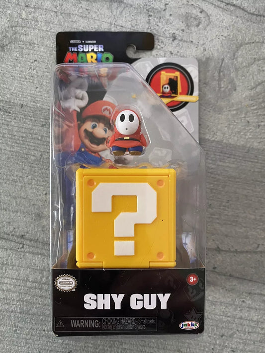 Super Mario Bros Movie Minifigure and Question Block - Shy Guy
