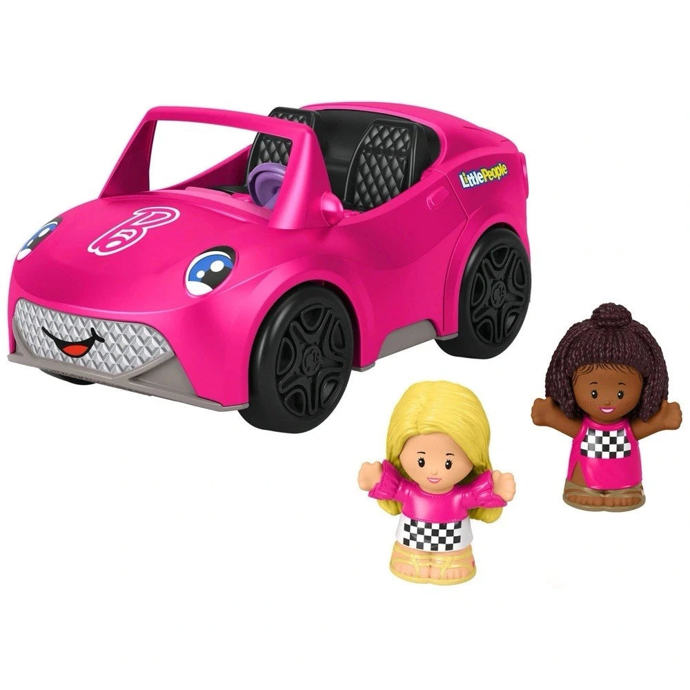 Fisher Price Little People Barbie Convertible Toy Vehicle and 2 Figure Set