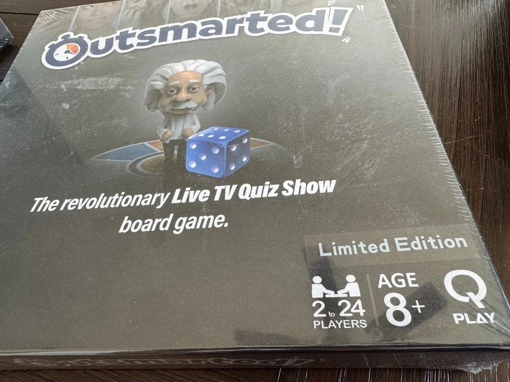Outsmarted Live TV Quiz Show Board Game Founders 1st Limited Edition QPlay Games