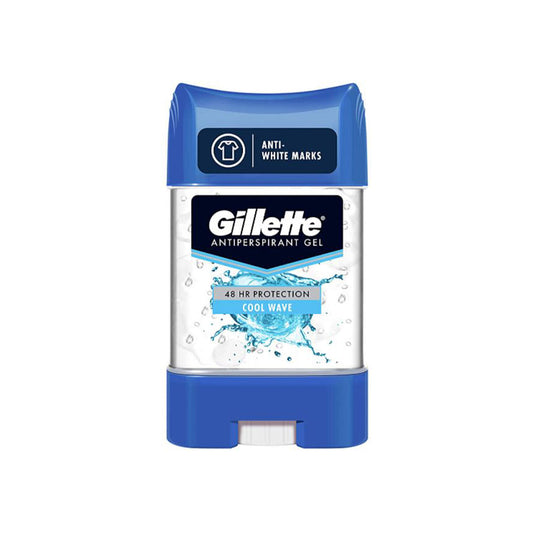 Gillette Cool Wave Antiperspirant Gel 70ml Clear Gel 3x Protection
