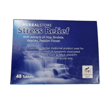 HerbalStore Stress Relief Tablets Traditional Herbal 48 Pack