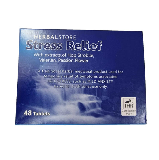 HerbalStore Stress Relief Tablets Traditional Herbal 48 Pack