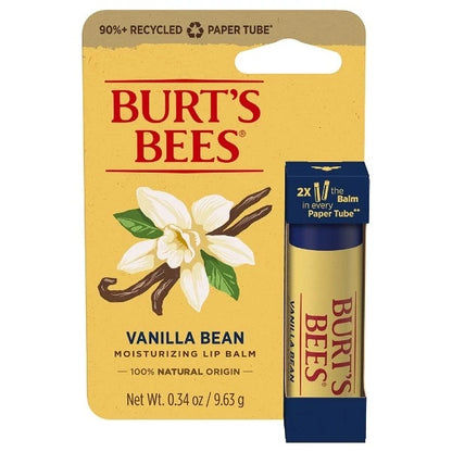 Burt's Bees Vanilla Bean Moisturizing Lip Balm 9.63g 0.34oz