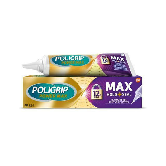 Poligrip Max Seal Denture Adhesive 40g