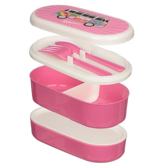 VWT1 Camper Bus Summer Love Stacked Bento Lunch Box