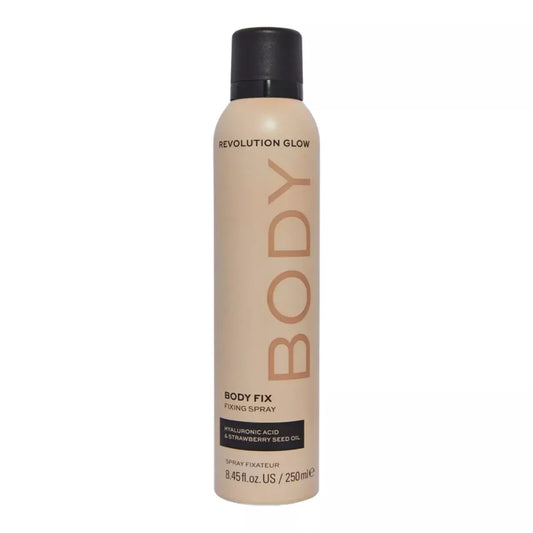 Revolution Glow Body Fix Fixing Spray Hyaluronic Acid & Strawberry 250ml