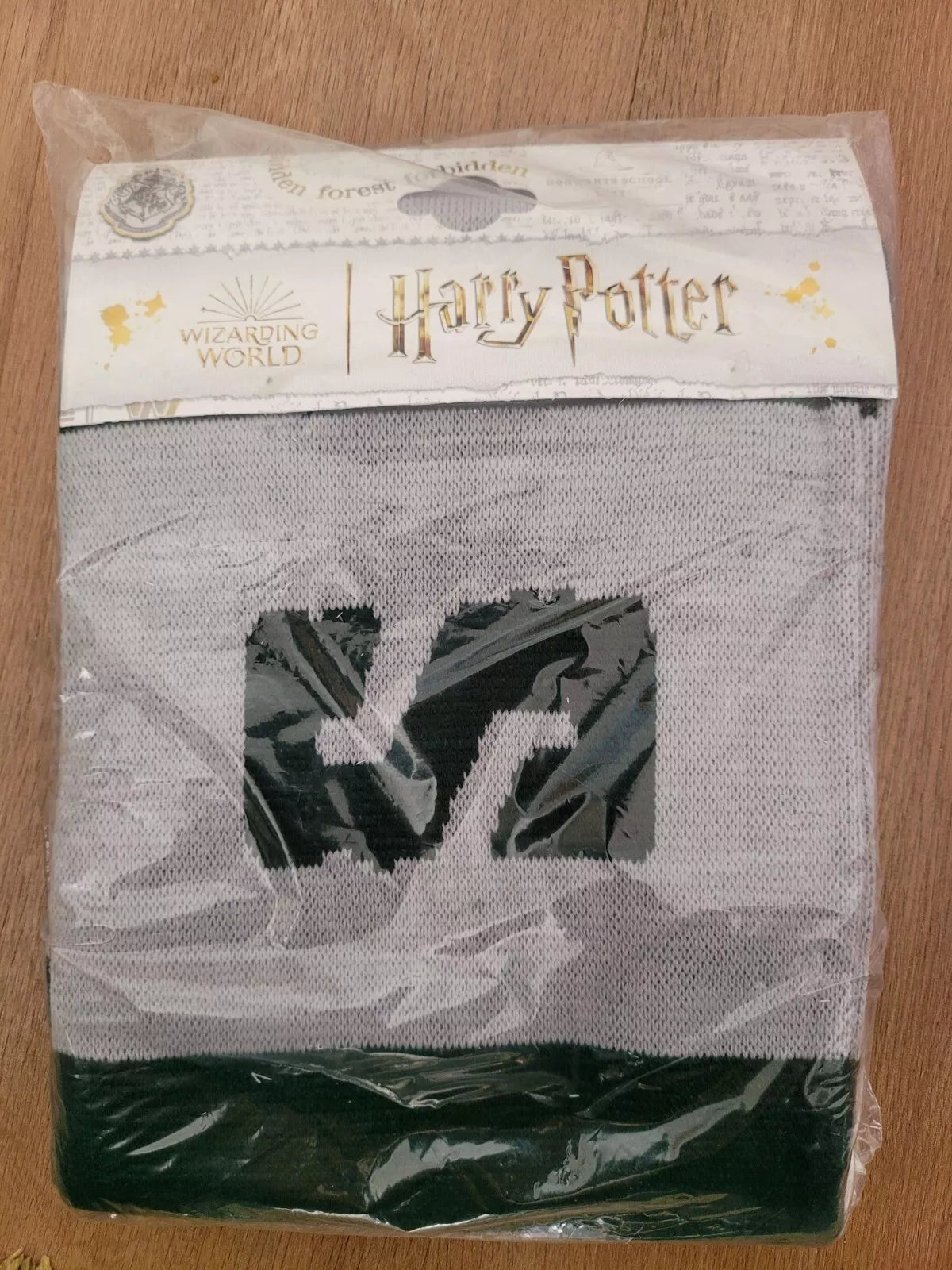 Harry Potter Slytherin Long Length Embroidered Scarf