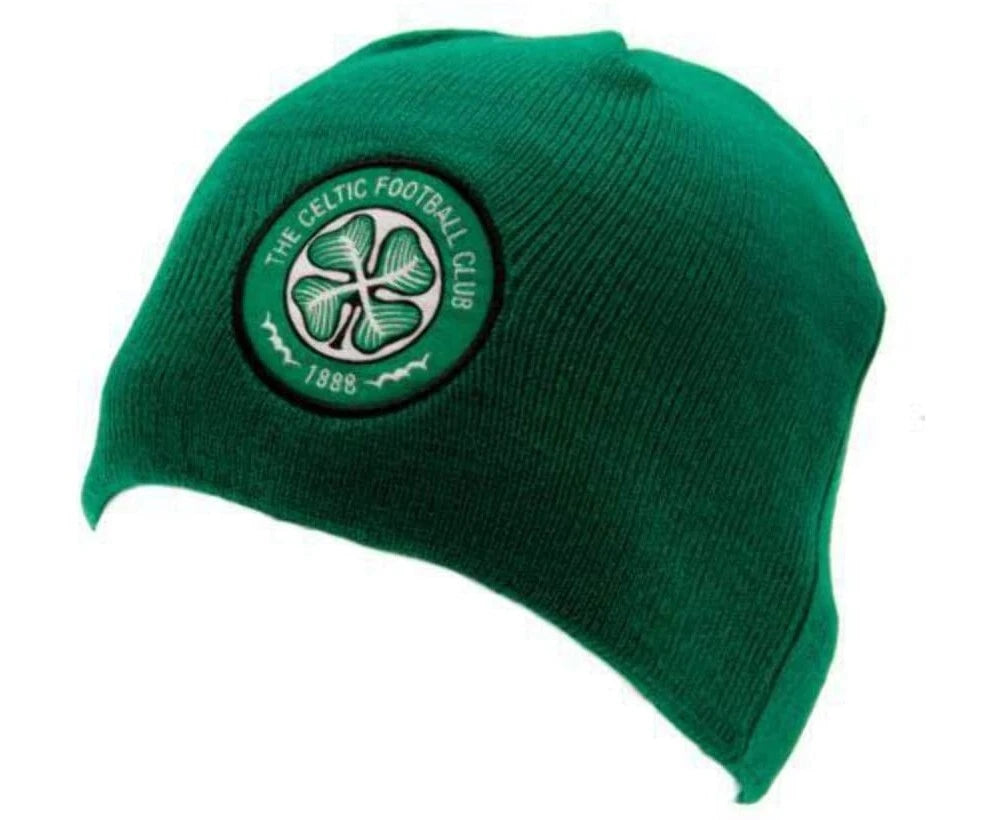 Celtic Beanie Knitted Hat With Crest Design