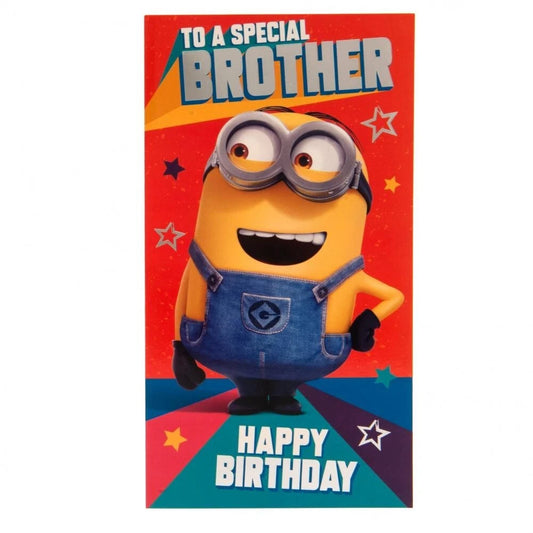 Despicable Me Brother BirthdayCard
