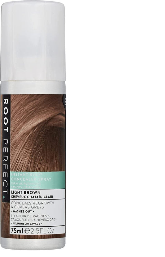 Root Perfect Instant Root Concealer Spray - Light Brown 75ml